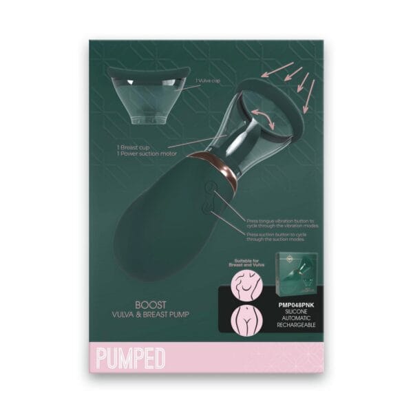 INFOGRAFIA BOOST VULVA AND BREAST PUMP PMP048PNK EN PUMPED