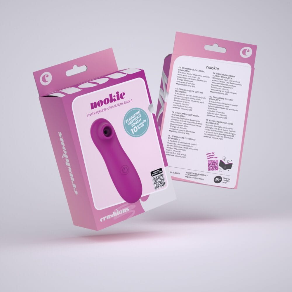 NOOKIE ESTIMULADOR CLITORIANO RECARREGÁVEL CRUSHIOUS - Image 12