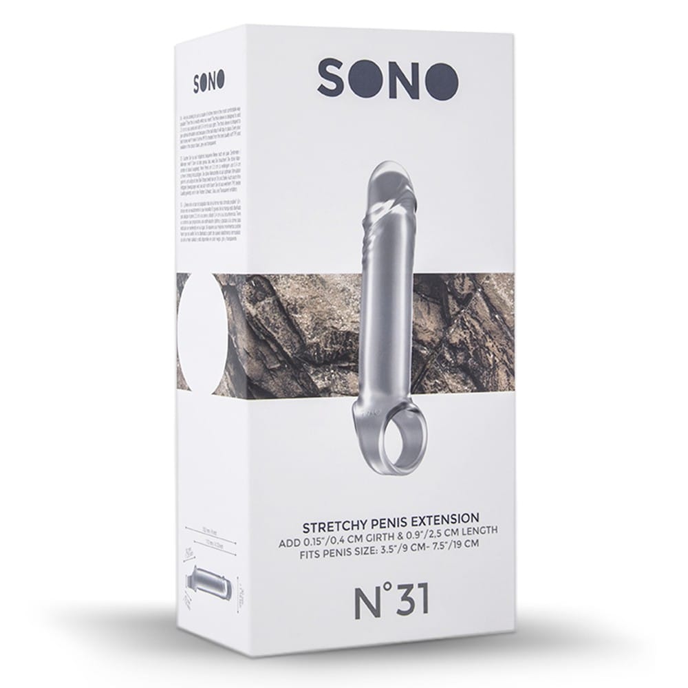 MANGA COM EXTENSÃO PARA O PÉNIS SONO Nº31 TRANSPARENTE - Image 3