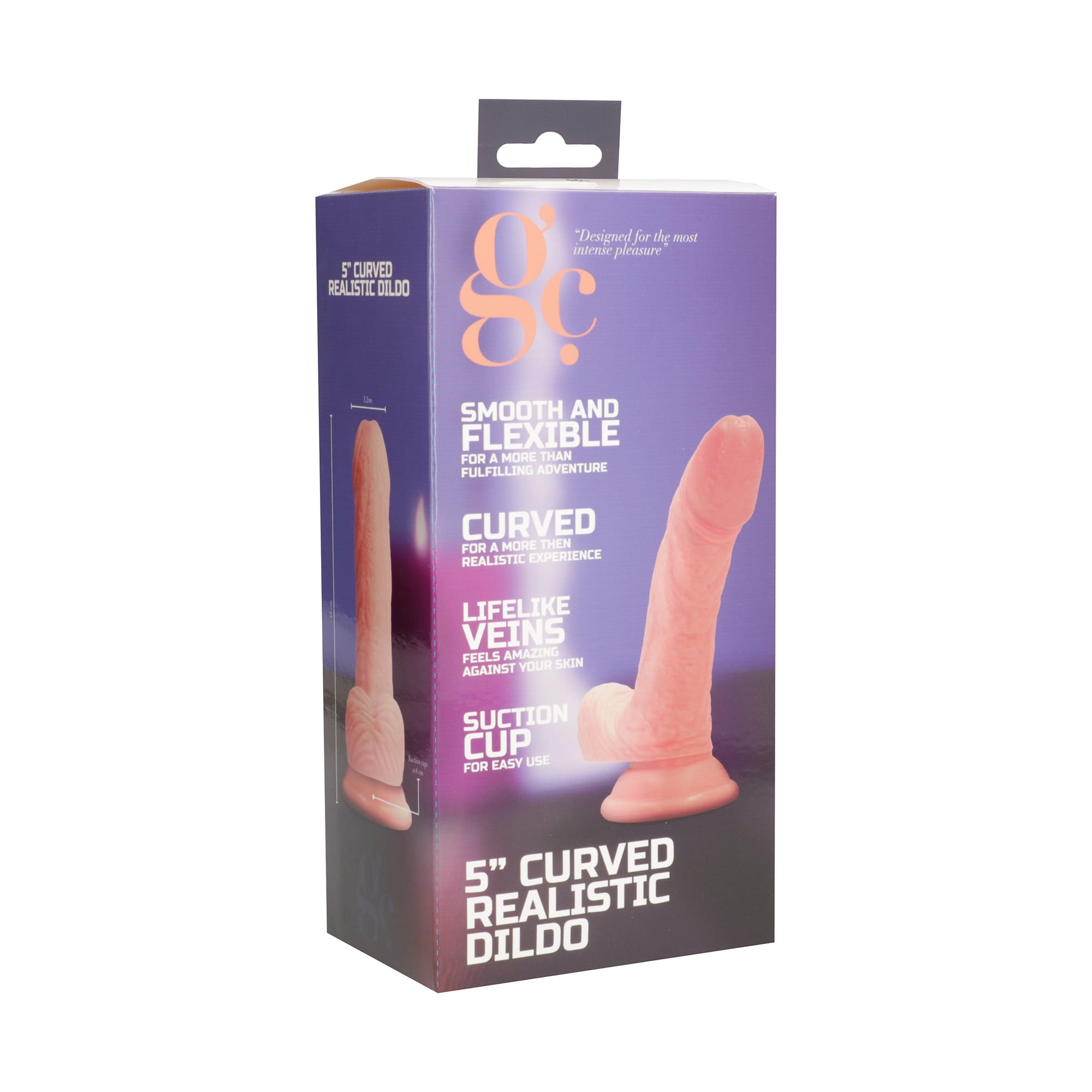 DILDO REALÍSTICO GC 5” BRANCO - Image 3