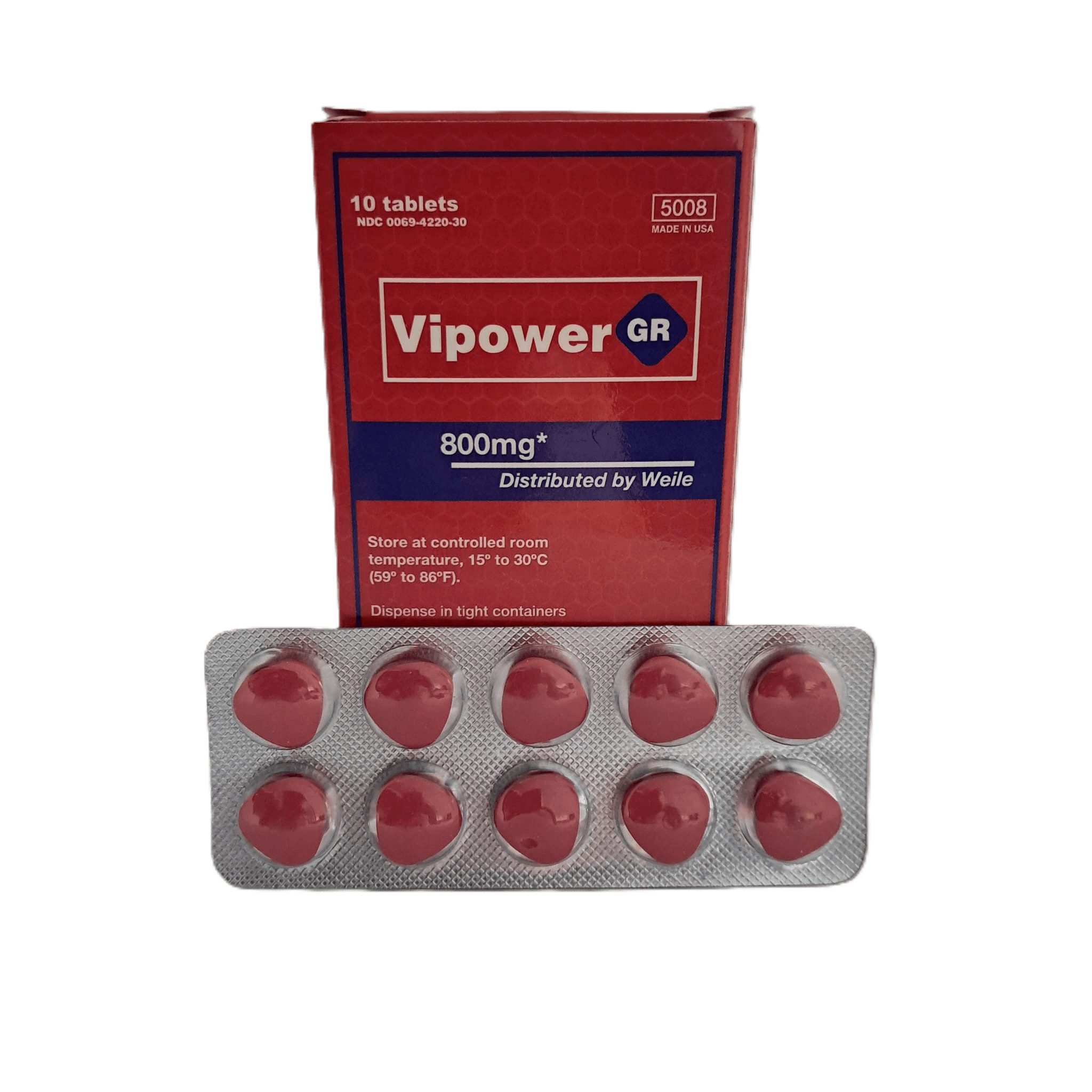 VIPOWER GR Red edition Box - Potenciador Sexual de Alta Qualidade - Image 2