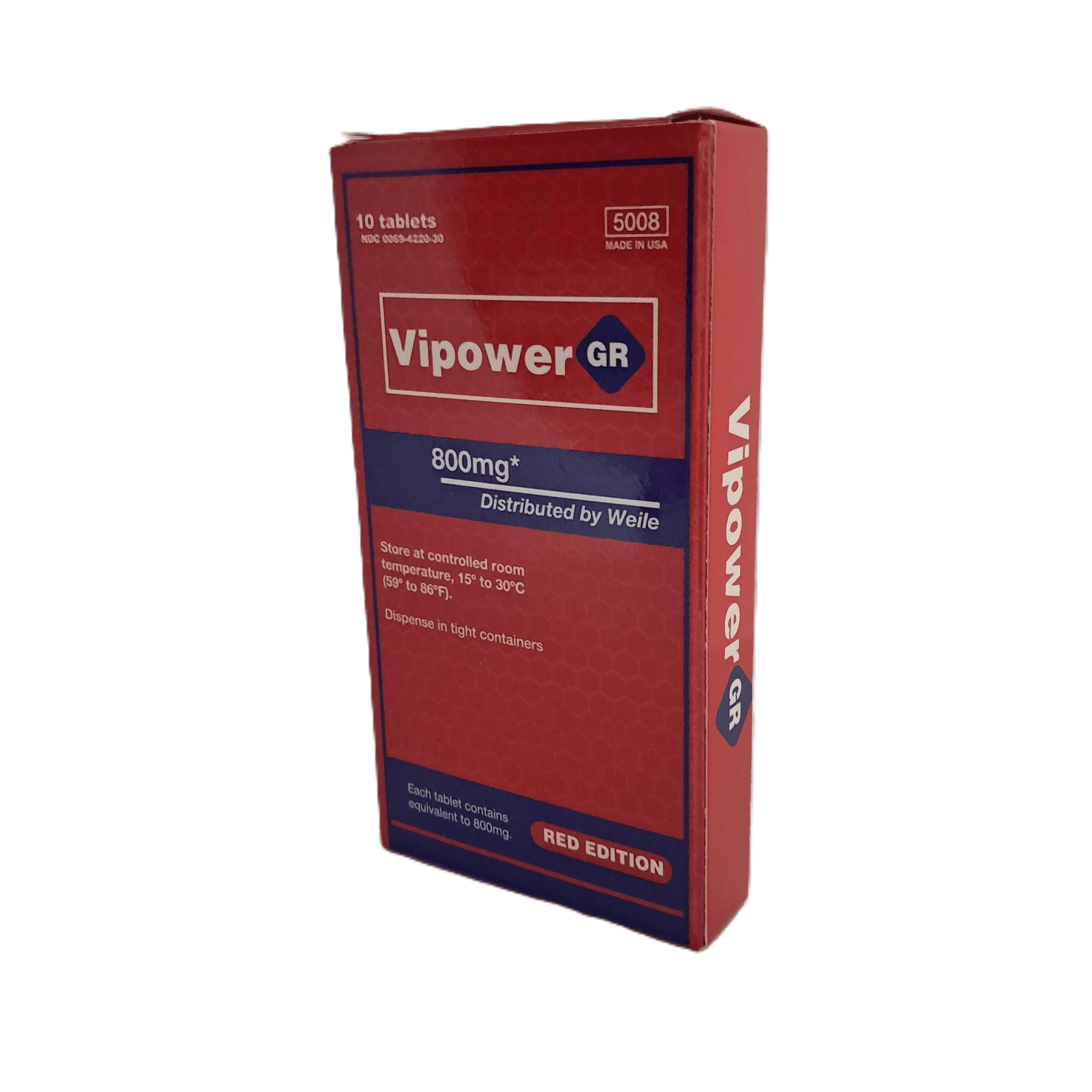 VIPOWER GR Red edition Box - Potenciador Sexual de Alta Qualidade - Image 4